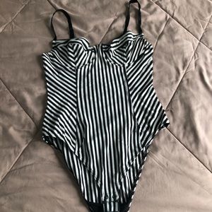 American Apparel Striped Body Suit